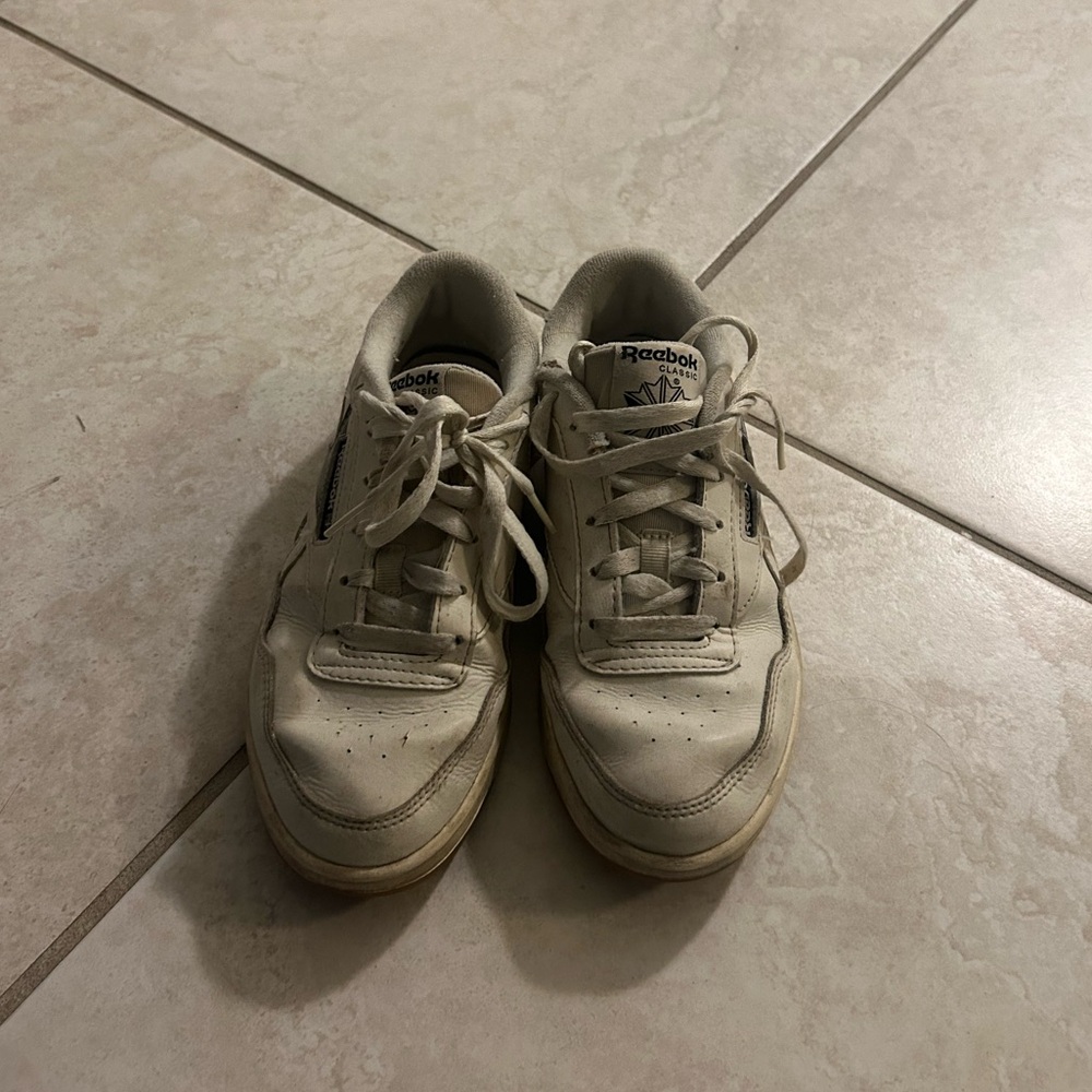 Well worn ladies shoes